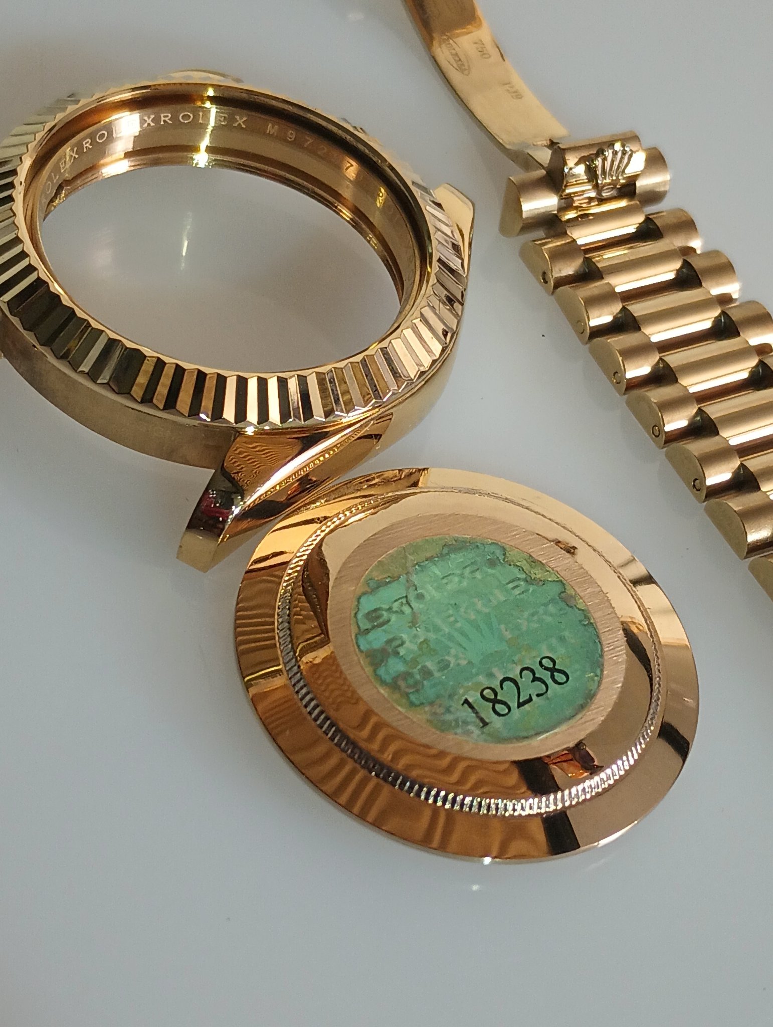 ChromeKarats gold plating work — Gold Plated Rolex Case & Bracelet